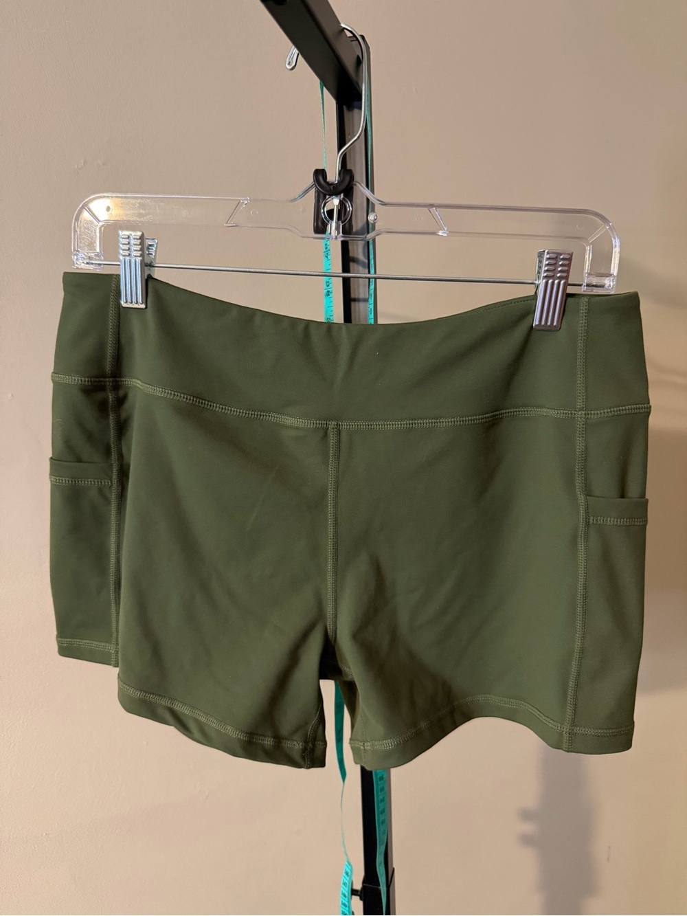 Born Primitive Olive Athletic Shorts with Side Pockets